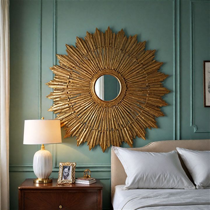 sunburst motifs art deco bedroom
