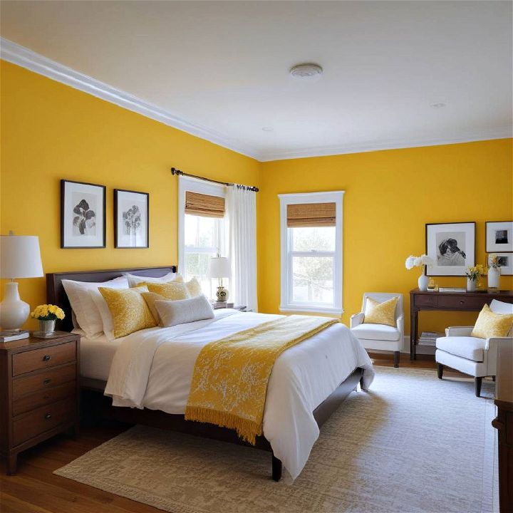 sunny yellow wall