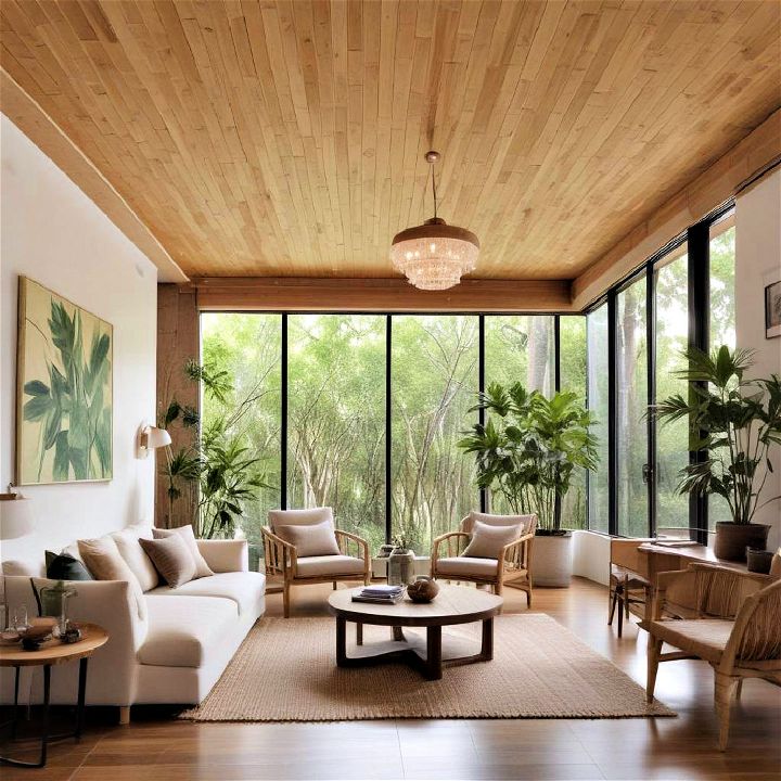 sustainable bamboo ceiling