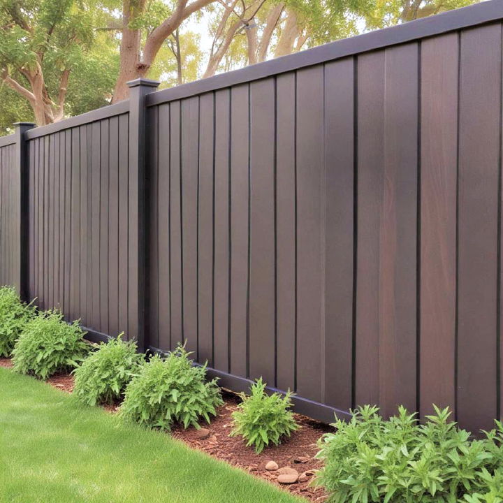 sustainable composite fence
