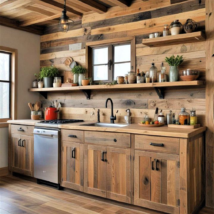 sustainable reclaimed wood features