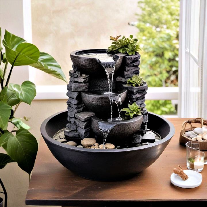 tabletop outdoor fountain any outdoor area