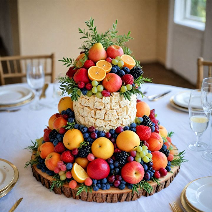 tasty and practical edible centerpiece