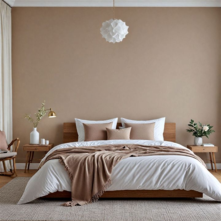 taupe accent wall color