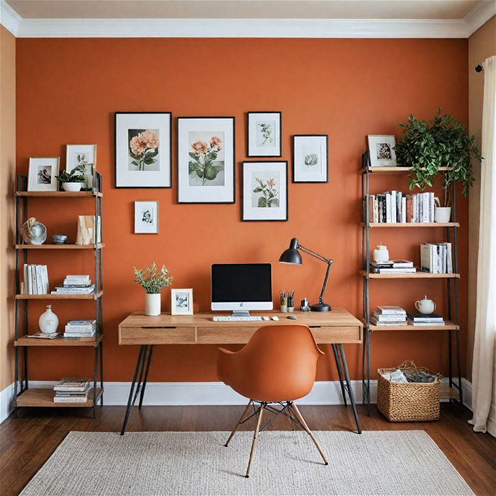 terracotta paint home office