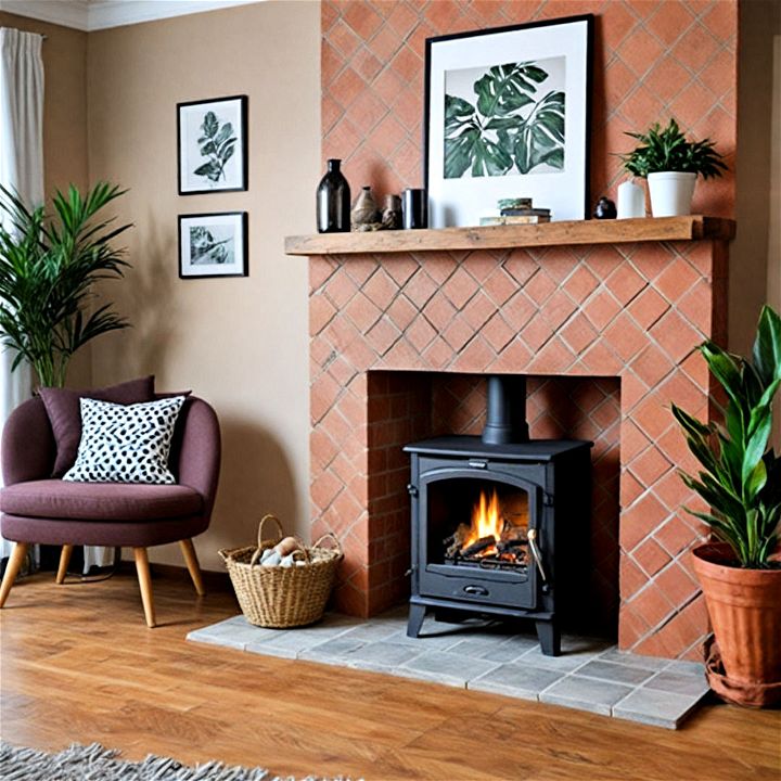 terracotta tiles for a warm inviting look