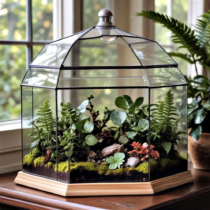 terrarium greenhouse to bring nature indoors