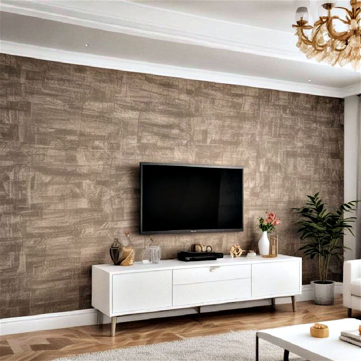 textured effects living room