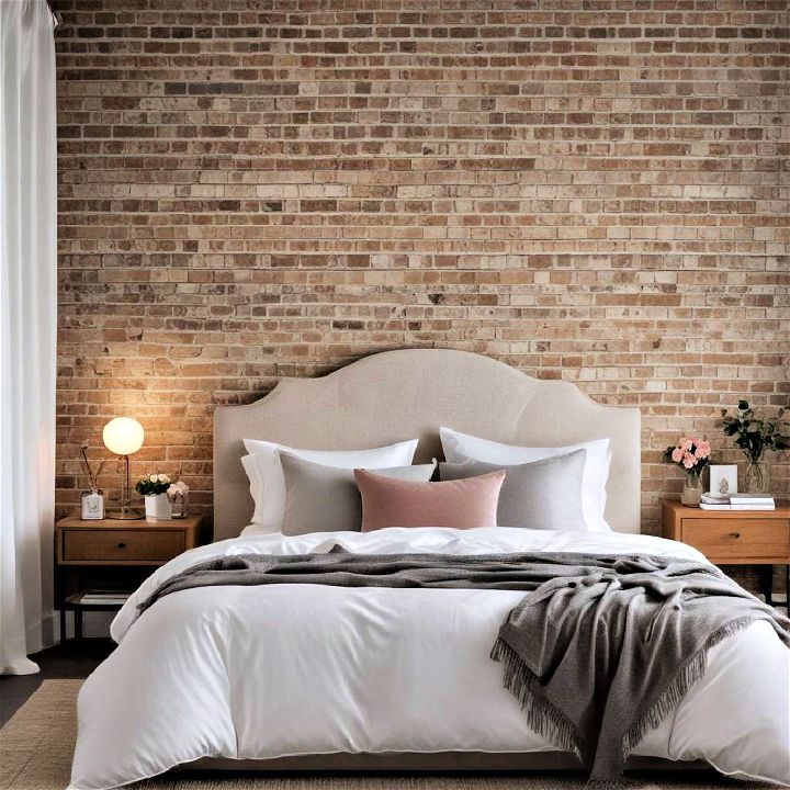 textured faux brick wallpaper