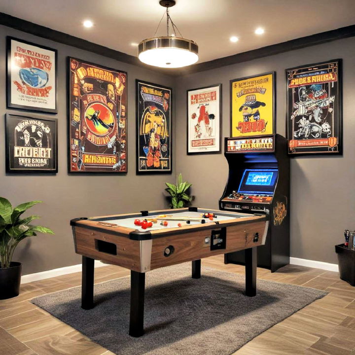 themed decor game room