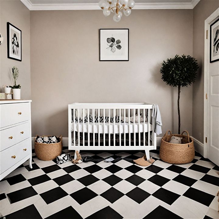 timeless and stylish checkerboard pattern