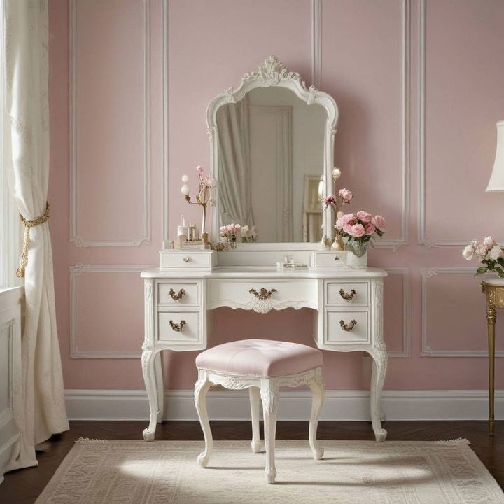 timeless chic french boudoir vanity