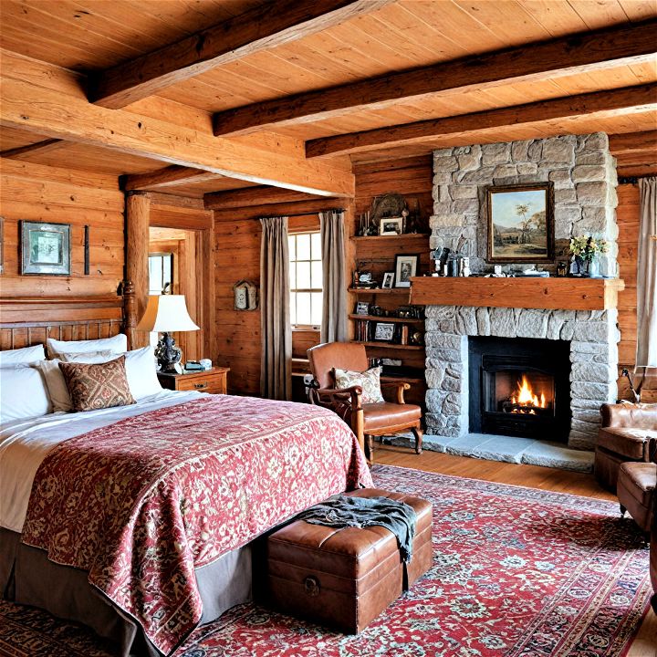 timeless classic cabin bedroom decor