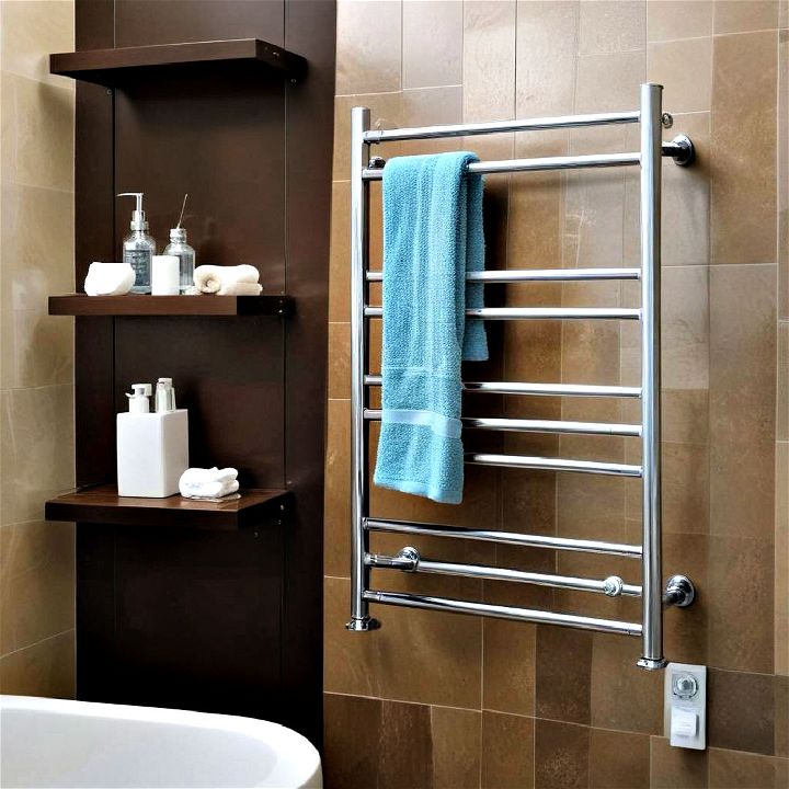 towel warmer for a spa like experience