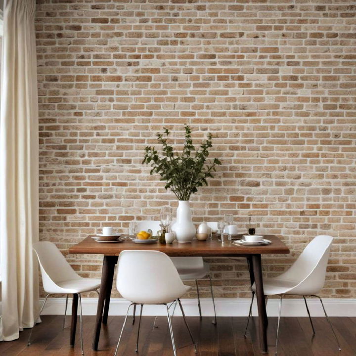 traditional neutral tan brick wallpaper