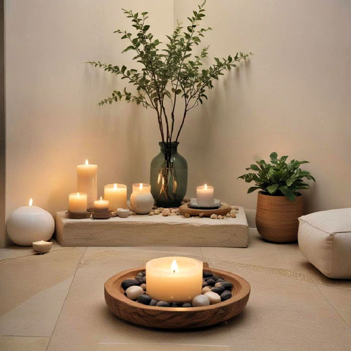 tranquil meditation space