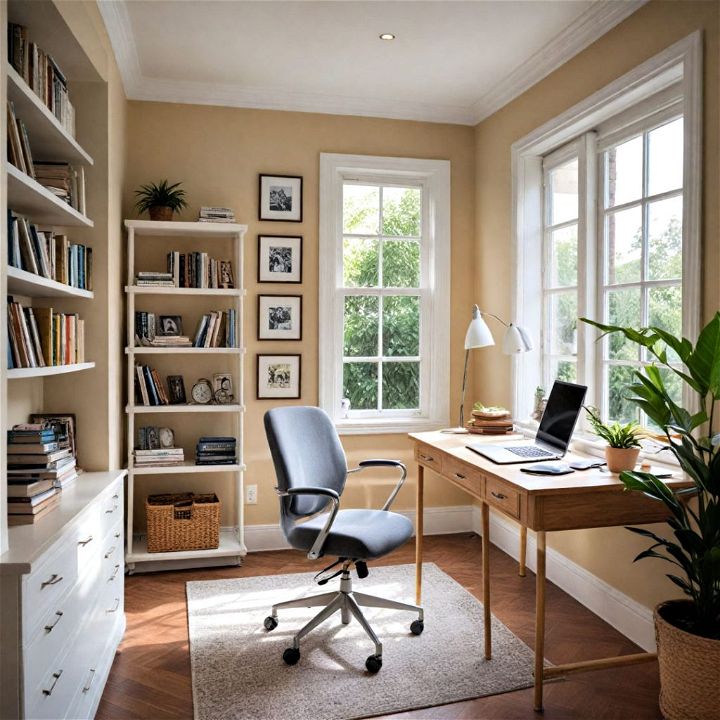 tranquil study area for your florida room