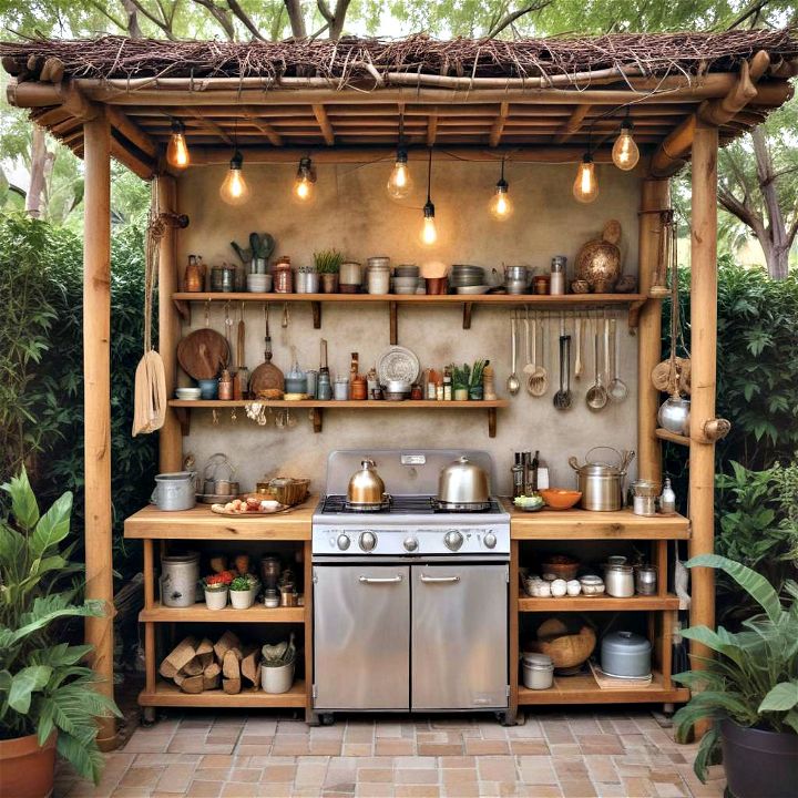 traveler s hideaway outdoor kitchen
