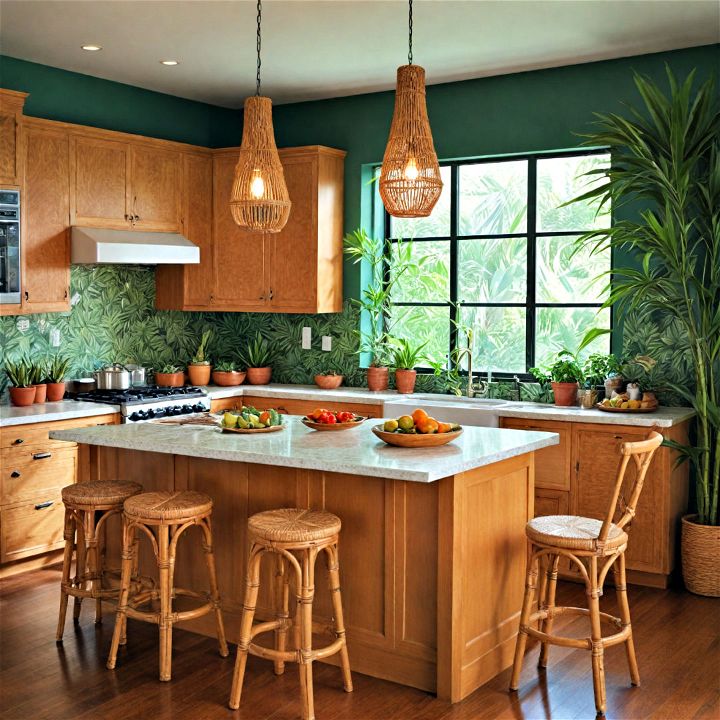 tropical dream kitchen