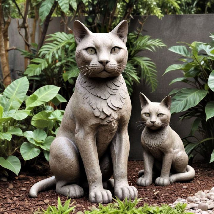 tropical garden sculptures