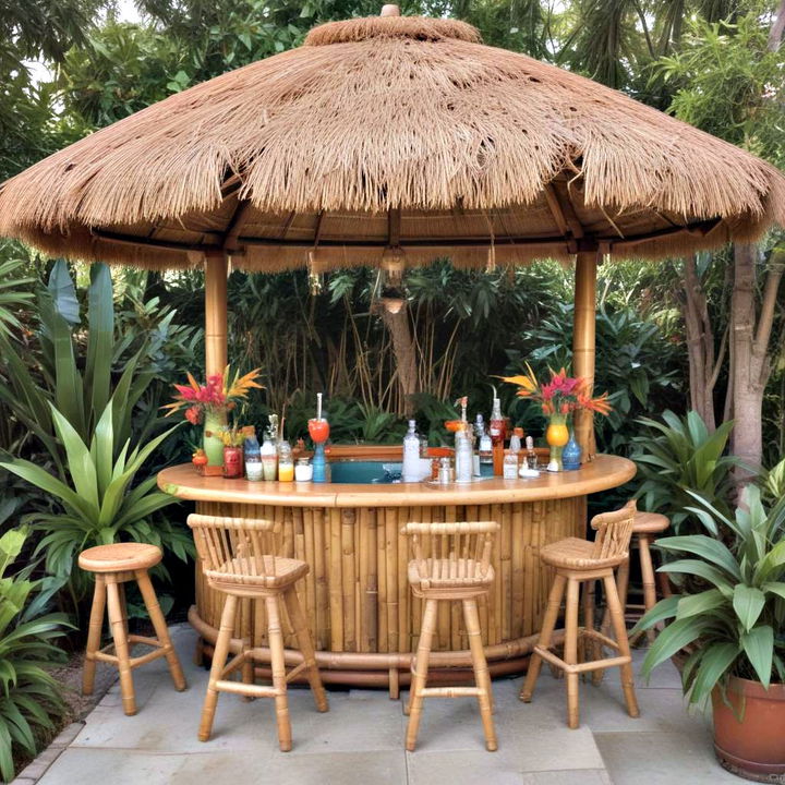 tropical tiki bar