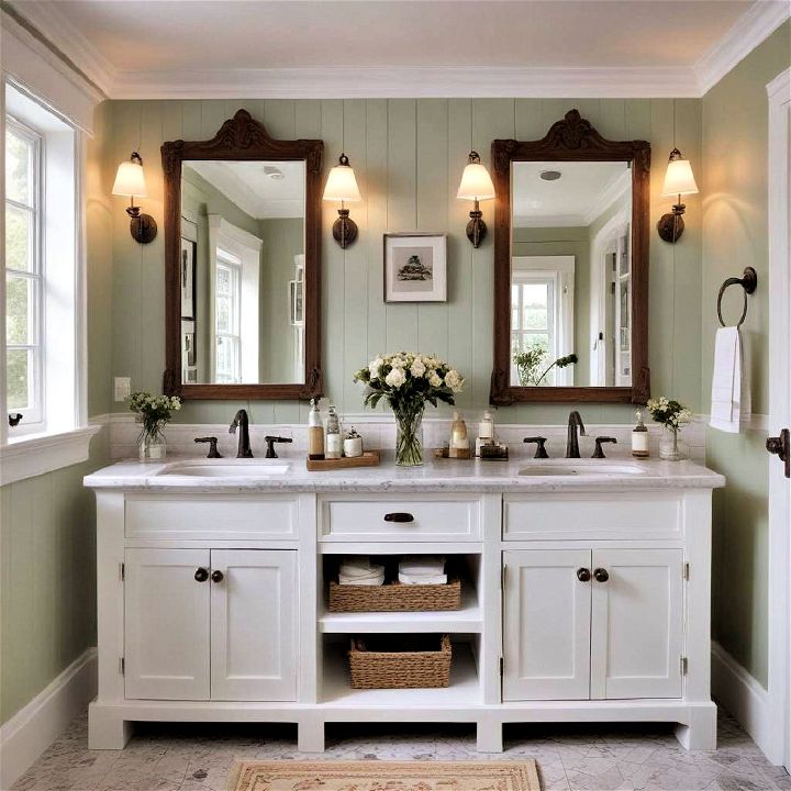 twin sinks for shared bathroom