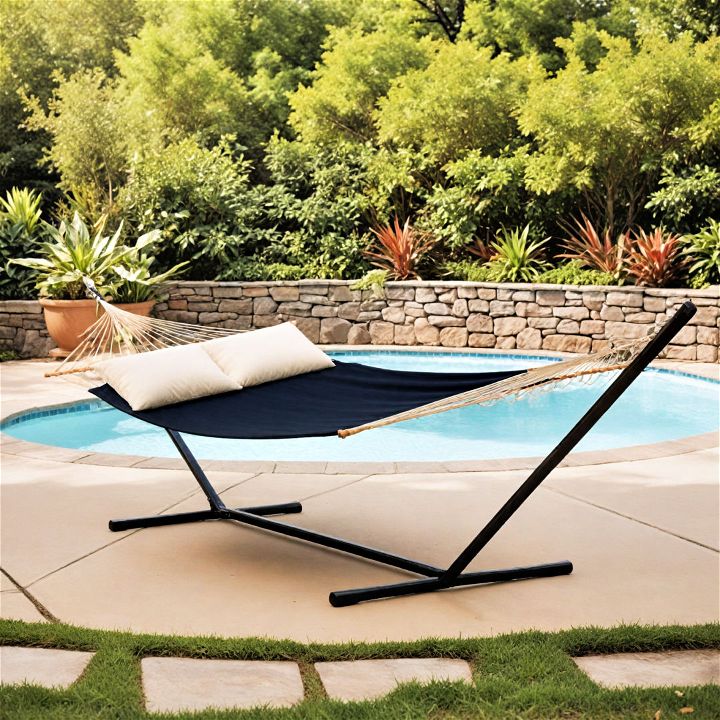 ultimate poolside hammock