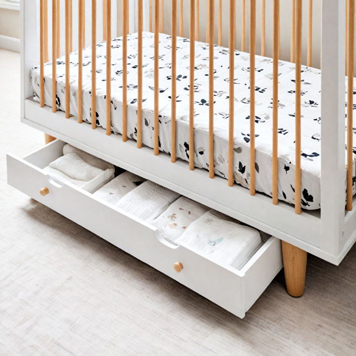 under crib storage drawers