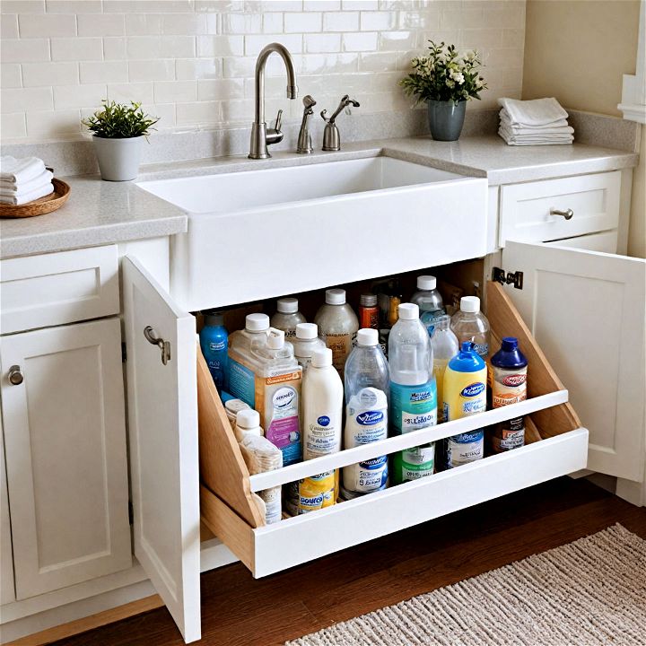 under sink cabinet for laundry room