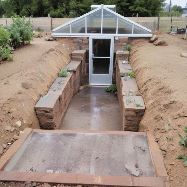 underground walipini greenhouse