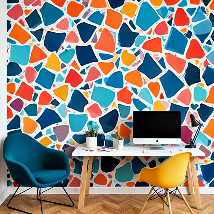 unique abstract art for office wallpaper