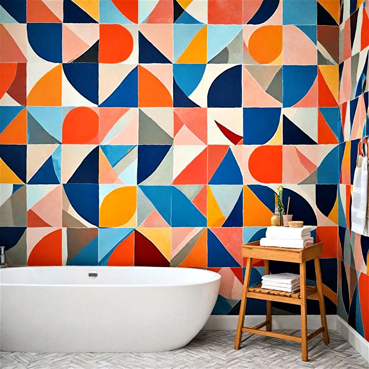 unique abstract shapes wallpaper
