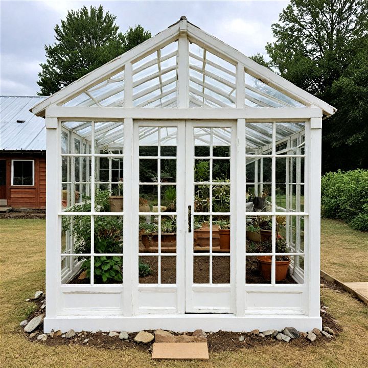 unique antique window greenhouse
