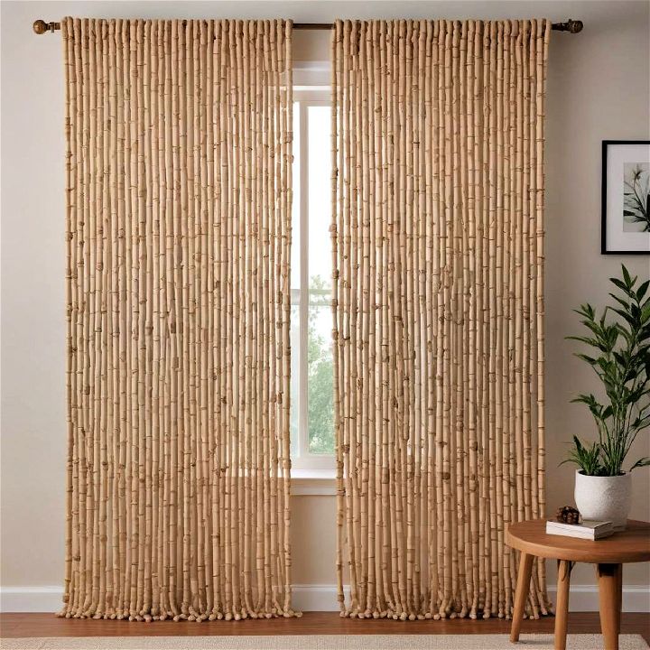 unique bamboo beaded curtains