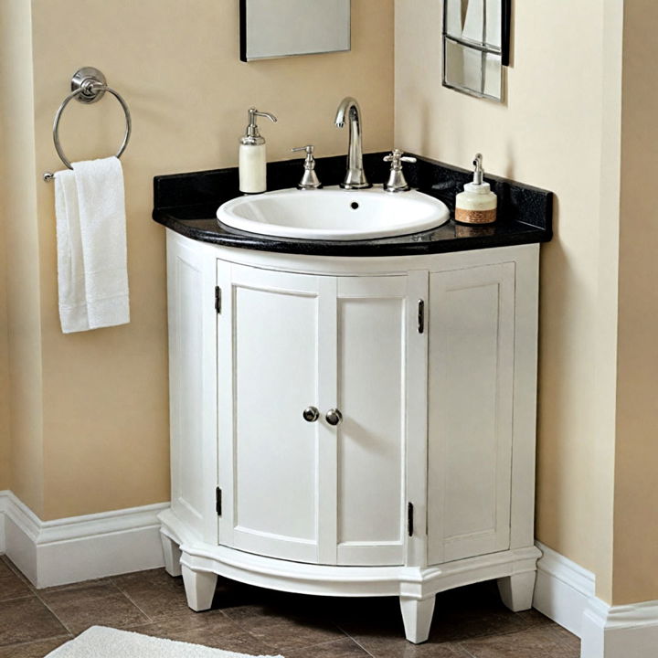 unique corner sinks for small bathroom