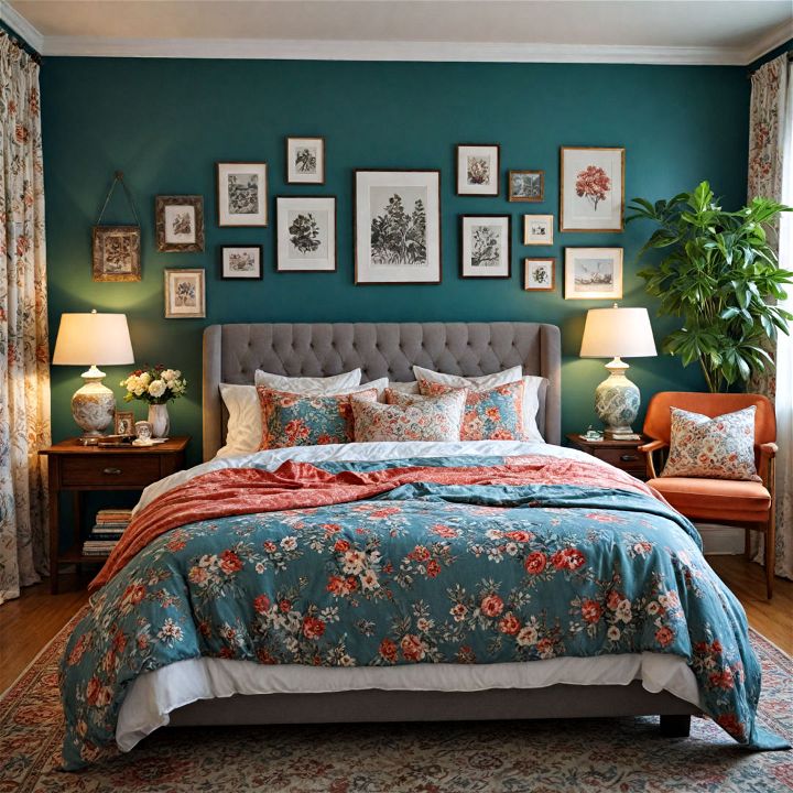 unique eclectic bedroom