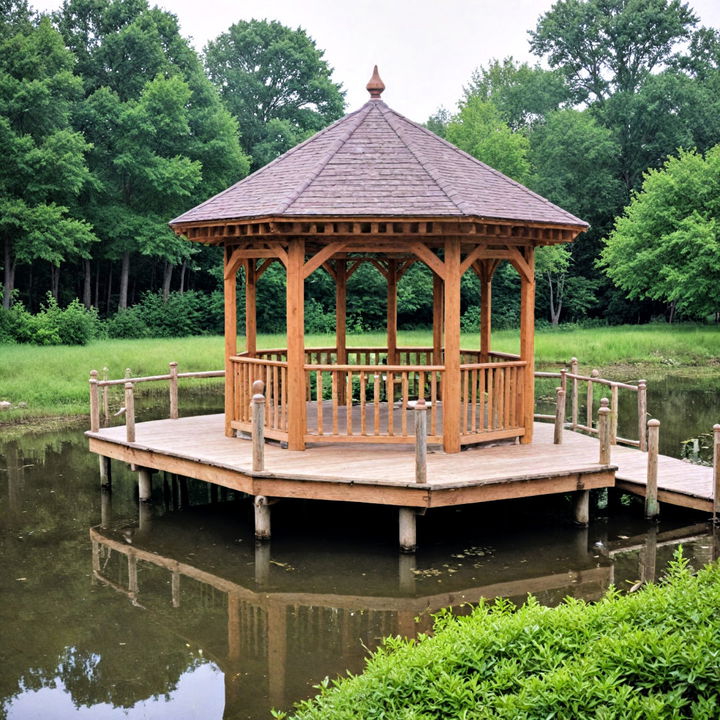 unique floating gazebo for your backyard