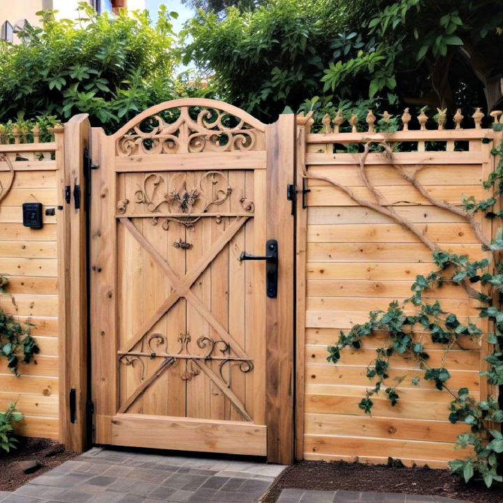 unique garden gate