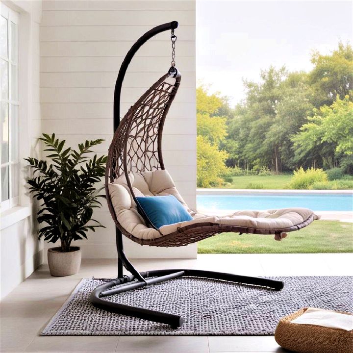 unique hanging lounger chairs