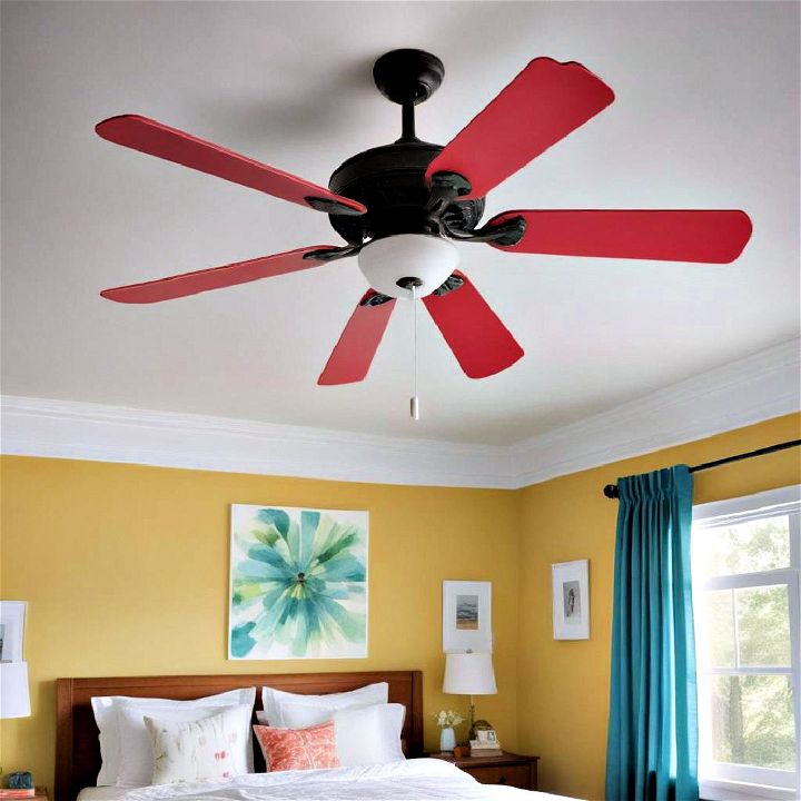 unique painted ceiling fans