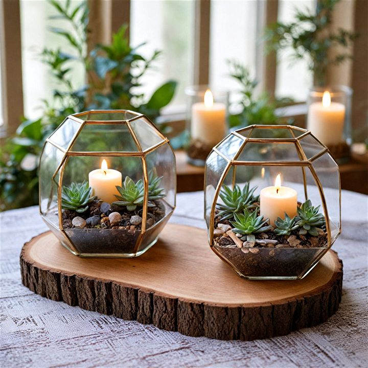 unique terrarium candle holders