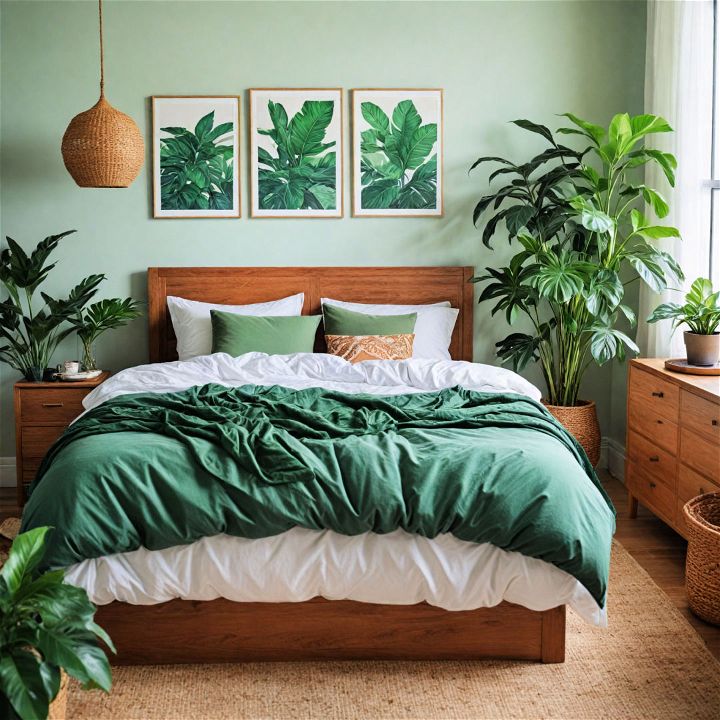 urban jungle theme bedroom