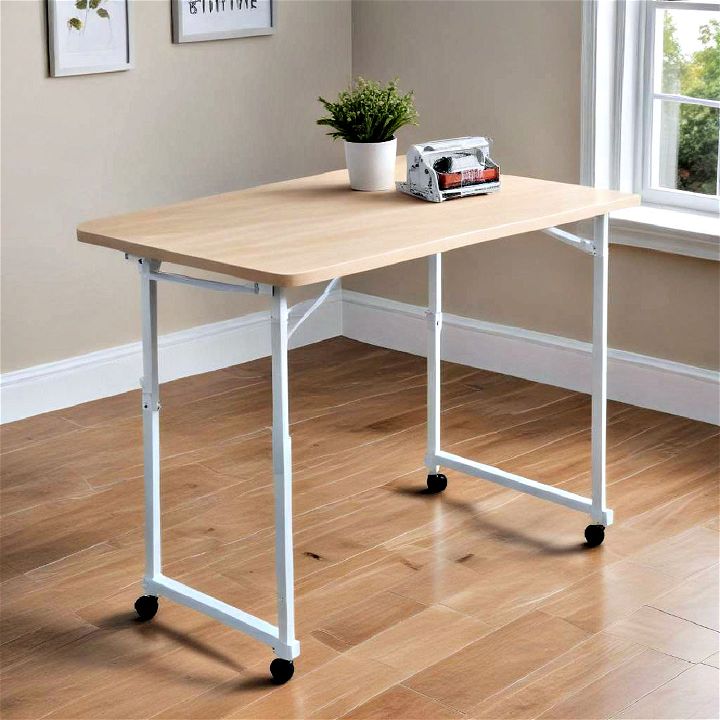 user friendly adjustable folding table