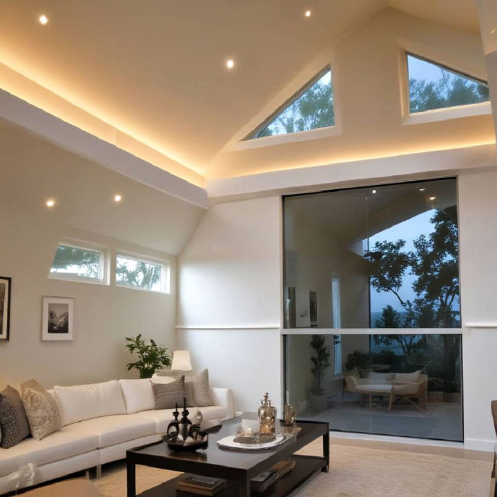 vaulted ceiling cove lighting