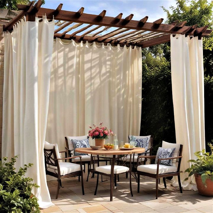versatile and stylish outdoor curtains