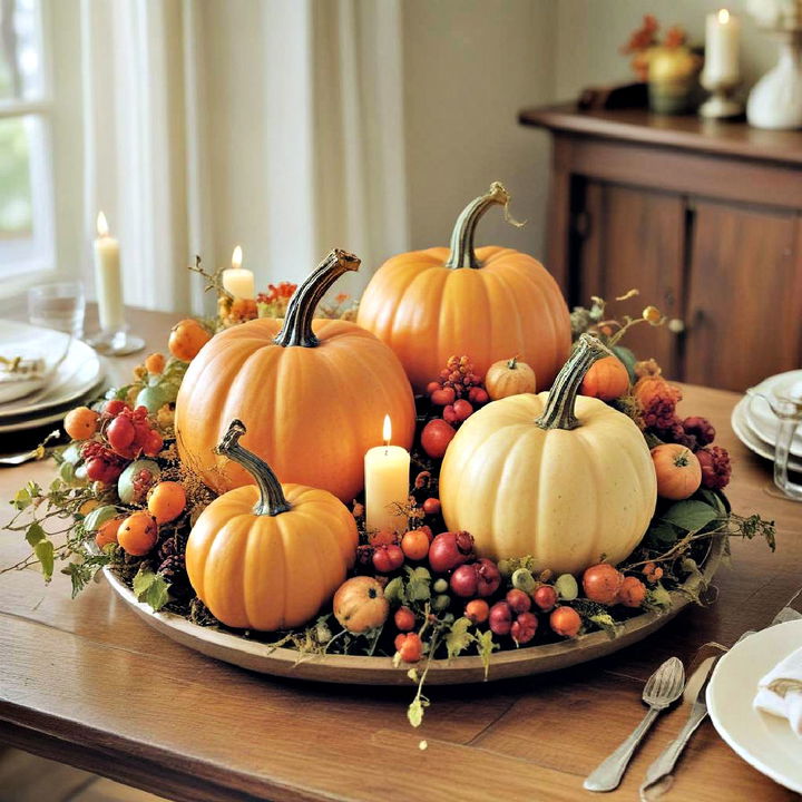 versatile pumpkin centerpieces