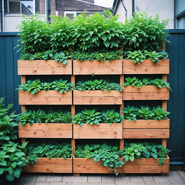 vertical planter for smaller spaces