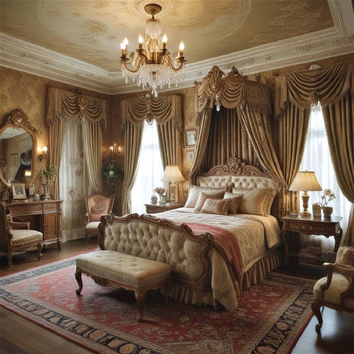 victorian opulence eclectic bedroom