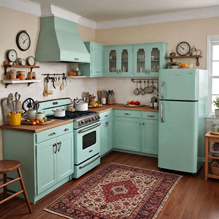vintage appliances for craftsman kitchen