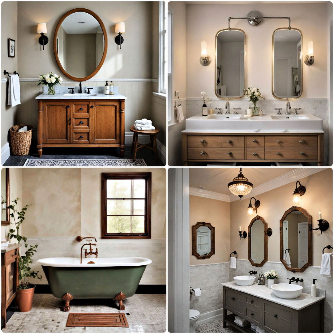25 Vintage Bathroom Ideas To Revive Your Space in 2024